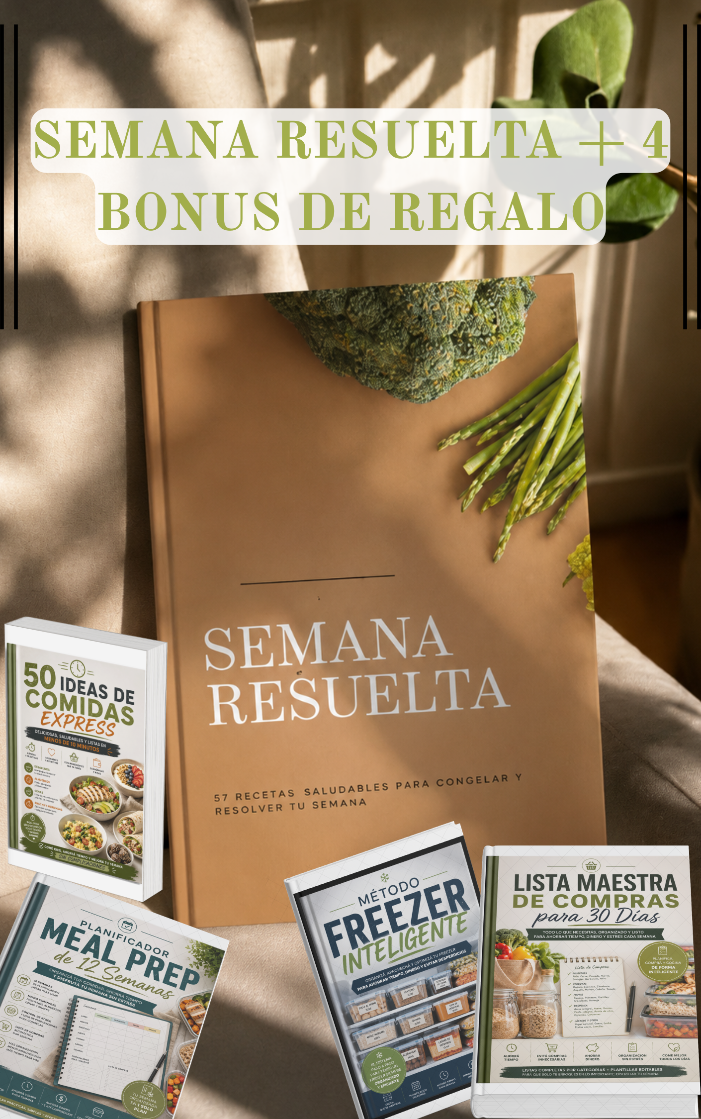SEMANA RESUELTA: El metodo para cocinar una vez y comer rico durante 7 dias